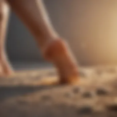 Healthy Feet with Smooth Skin Close-up of healthy feet with smooth skin