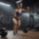 Dynamic workout session showcasing intense exercises for weight loss