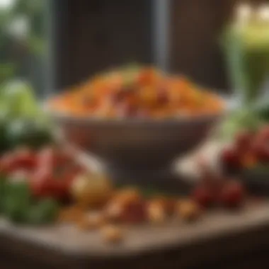 Nourishing Vegetables for Healthy Living Colorful plate of fresh vegetables