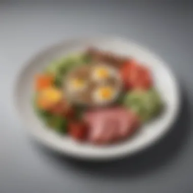 Tailoring Dietary Choices Plate filled with nutritious food options