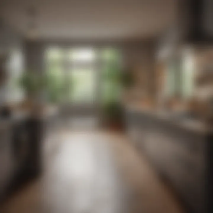 A well-organized kitchen promoting healthy eating habits