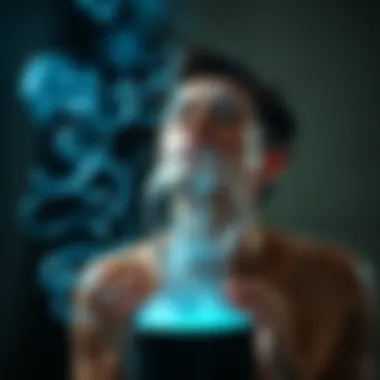 Steam inhalation technique