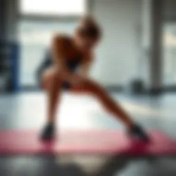 Stretching technique for calf relief