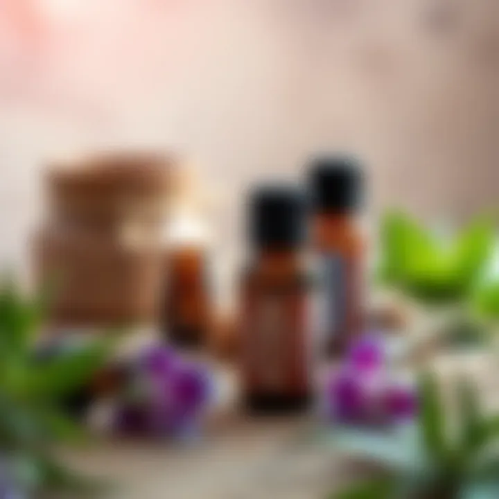 Soothing essential oils for headache management