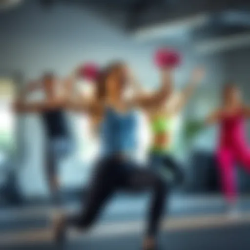 Dynamic Workout Strategies for Weight Loss Dynamic workout session showcasing various exercises