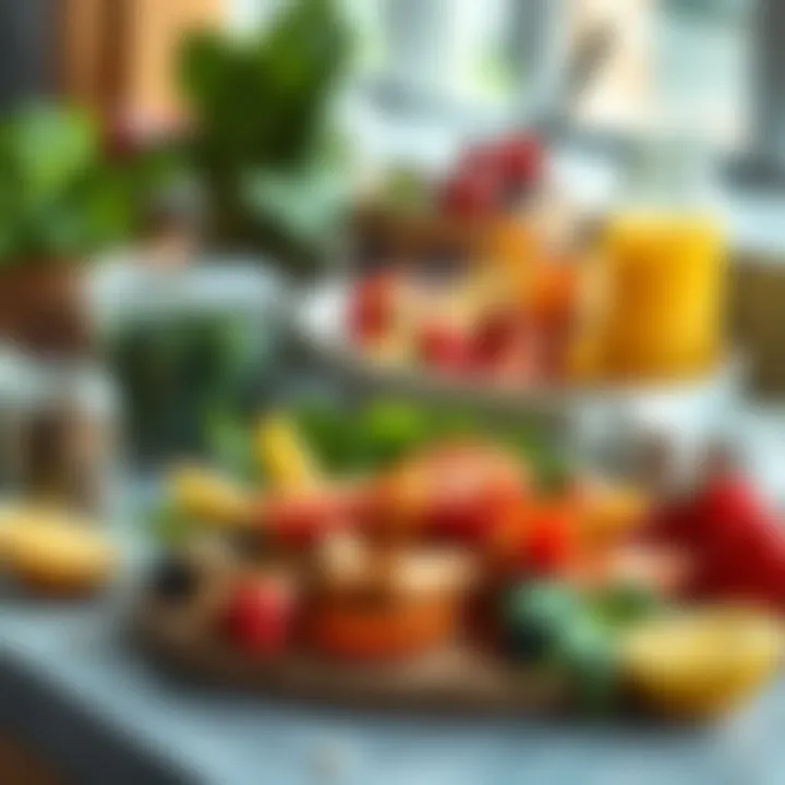 Nutritional Essentials for Sustainable Weight Loss Nutrient-rich meal prep illustrating healthy eating