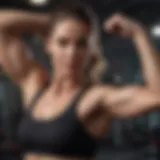 Dynamic workout showcasing arm exercises