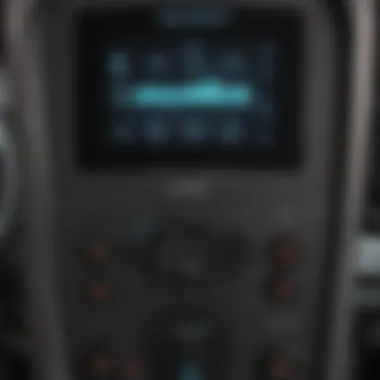A close-up of an elliptical machine settings display, showcasing workout metrics.