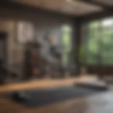 Efficient home gym setup for holistic workouts Compact home gym equipment setup