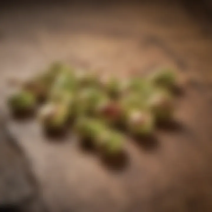 Pistachios arranged on a wooden surface, highlighting their role in detoxification