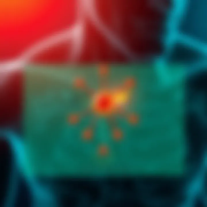 Mechanism of Action of Acetaminophen Diagram depicting the mechanism of action of acetaminophen on pain receptors.