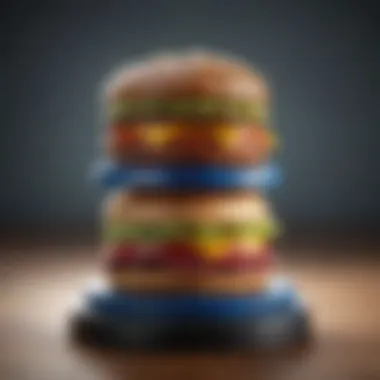 Visual Representation of Macronutrient Balance Illustration of macronutrient distribution