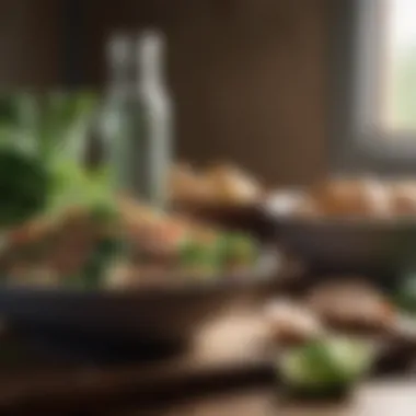 The Importance of Balanced Nutrition in Weight Loss A balanced meal with protein, grains, and greens