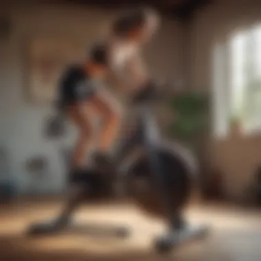 Stationary Bike: Effective Calorie Burner A power-packed stationary bike set for an intense session