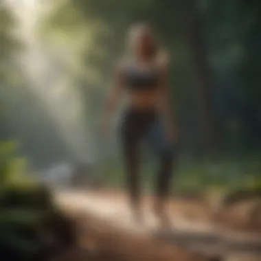 Mindful Movement for Weight Loss Serene yoga practice in a natural setting