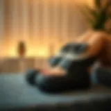 Relaxation and rejuvenation with massage boots