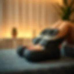 Relaxation and rejuvenation with massage boots