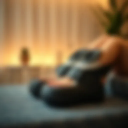 Relaxation and rejuvenation with massage boots