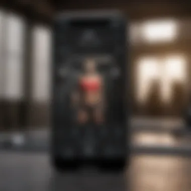 Features of Top Gym Training Apps Screenshot of a gym training app showcasing workout features