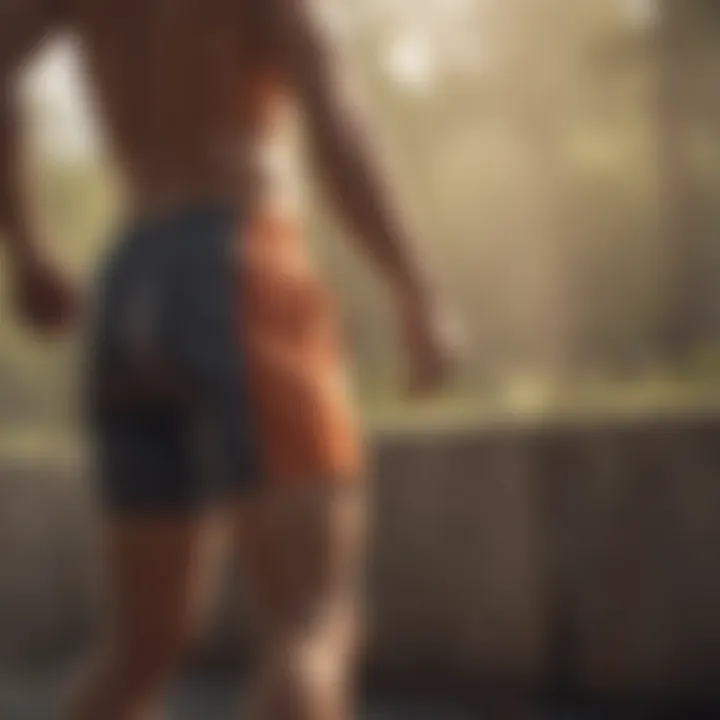 Stylish running shorts with deep pockets