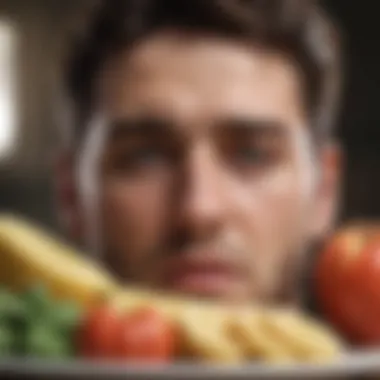 An array of common food items known to trigger headaches