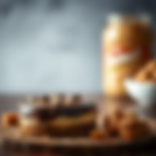 A decadent peanut butter and chocolate dessert