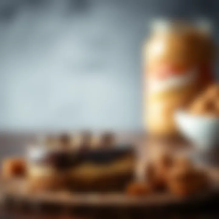 Decadent Peanut Butter and Chocolate Dessert A decadent peanut butter and chocolate dessert