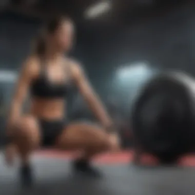 High-Intensity Interval Training Session Engaging in a high-intensity interval training session