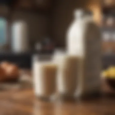 Nutritional Benefits of Filtered Milk Infographic showcasing nutritional benefits of different filtered milk options
