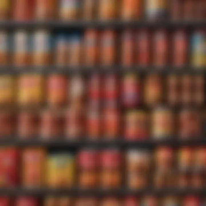 An assortment of processed foods that may contribute to cognitive decline.