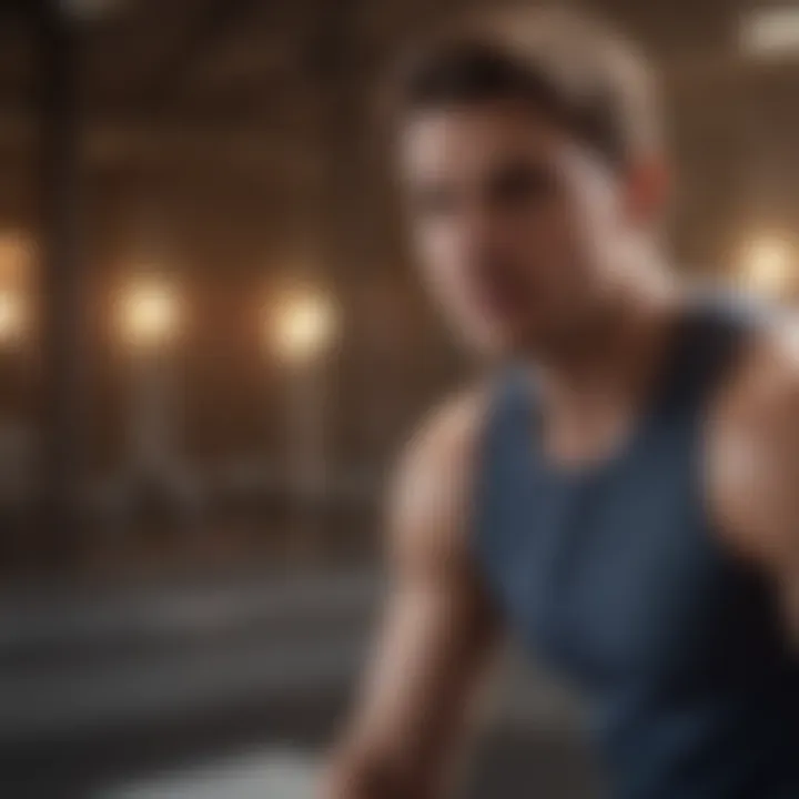 Motivational quotes displayed on a fitness app