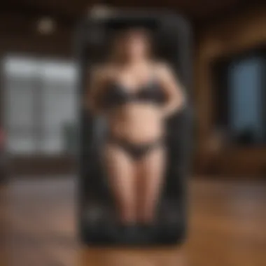 User-Friendly Layout of Slimming App Screenshot of a popular slimming app interface showcasing user-friendly layout