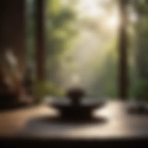 A serene setting for meditation and fasting