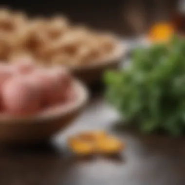 Dietary Sources of Lysine Visual representation of dietary sources rich in lysine