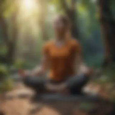 Mental Benefits of Meditation Illustration showcasing the mental benefits of meditation