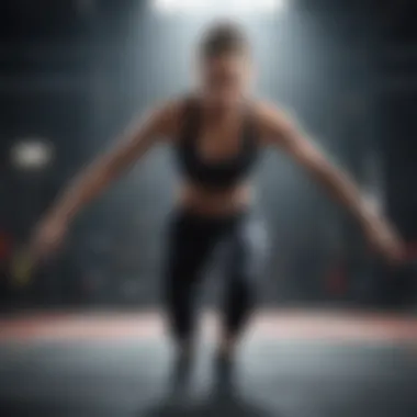 Dynamic Exercise Routine Dynamic exercise routine showcasing physical activity