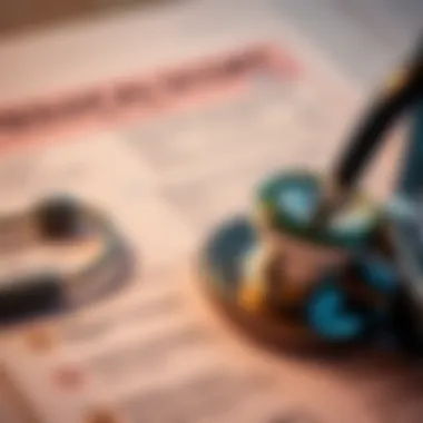 A close-up of a medical report alongside a stethoscope, illustrating the medical aspects of infertility
