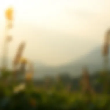 A tranquil scene of nature representing the influence of environmental factors on fertility