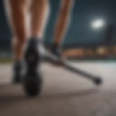 Ergonomic Features of the Athletic Roller Stick Elegant design of the athletic roller stick showcasing its ergonomic features