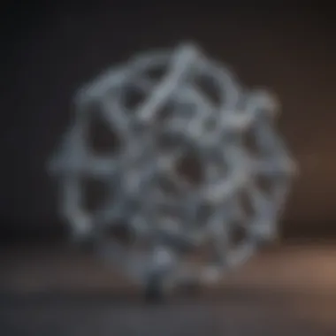 Molecular Structure of Magnesium An artistic depiction of magnesium's molecular structure