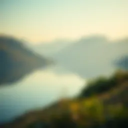 A serene landscape symbolizing tranquility and clarity