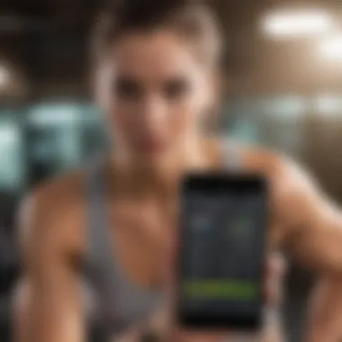 An engaging user interface of a popular fitness app, highlighting its tracking features and workout plans.