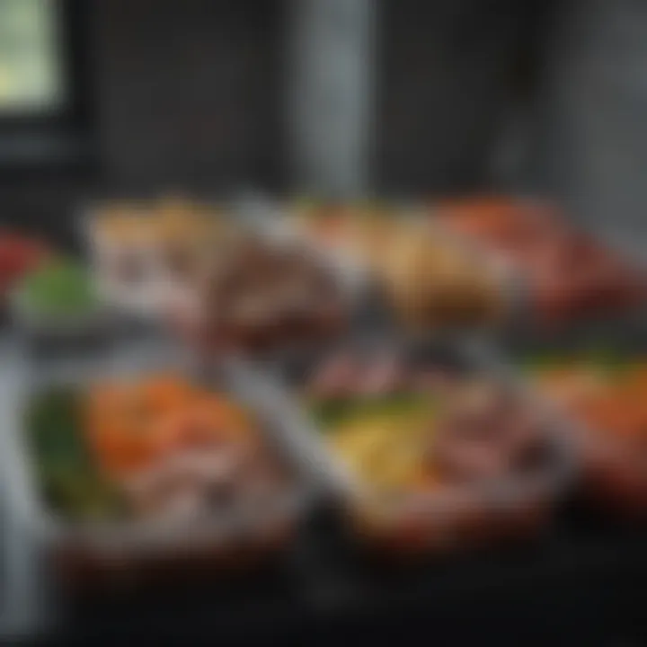 Meal prep containers filled with lean beef and vegetables