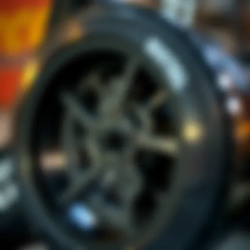 Close-up view of the Concept 2 rower's flywheel mechanism