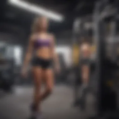 Inspiration for Fitness Journeys A motivational quote displayed in a fitness environment