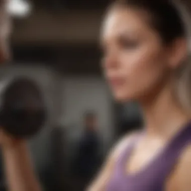 Effective Communication in Personal Training A close-up of a personal training session emphasizing communication