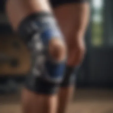 Advanced Materials in High-End Knee Braces High-tech knee brace showcasing advanced materials