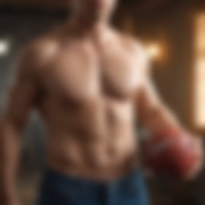 Visual representation of lifestyle changes contributing to weight loss.