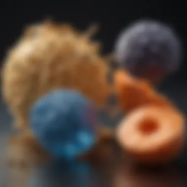 Molecular Interactions Between Carbohydrates and Proteins Visual representation of carbohydrate and protein molecular structures