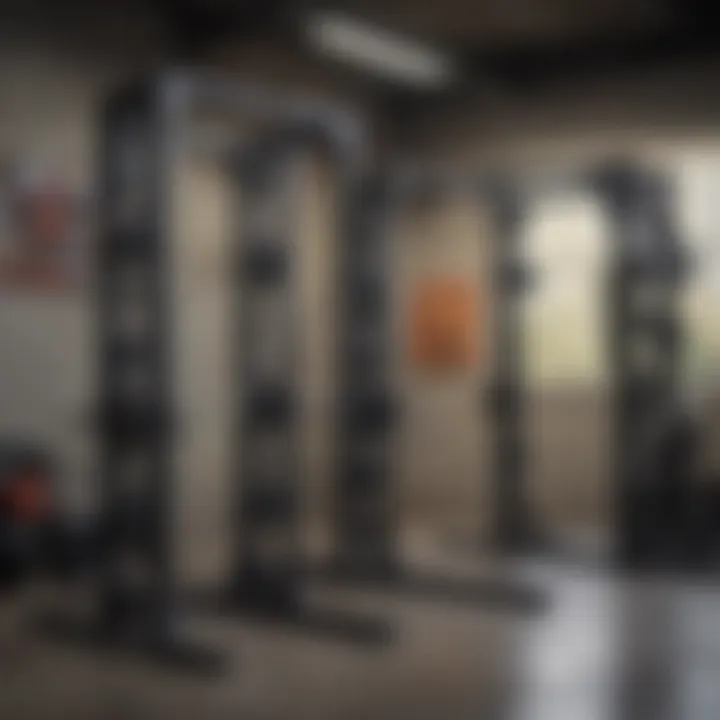 Different types of power racks displayed side by side